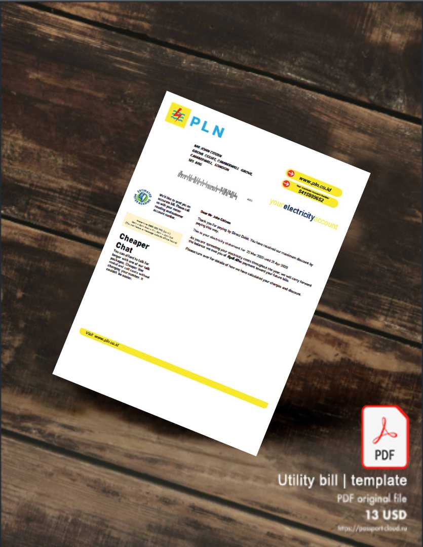 Utility bill | Albanian Power | Albania